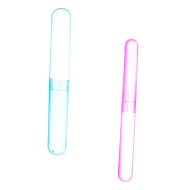 Large Toothbrush Travel Case, Toothbrush Box, Toothbrush Travel Case, Box Toothbrush (Pack of 2)