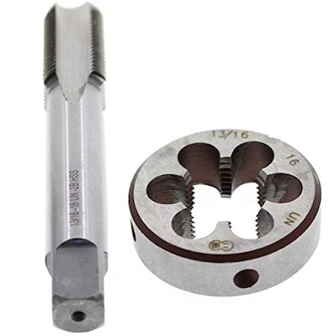 AUTOKAY 13/16" - 16 HSS Right Hand Thread Tap and Die 13/16-16 TPI Cutting Threading