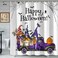 ICTEISOM Halloween Gnomes Shower Curtain for Bathroom, Fall Autumn Boo Pumpkin Truck Farmhouse Bathroom Decor Bathtub Curtains with Hooks Set, 72 x 72 Inch