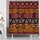 NYMB African Mud Cloth Shower Curtain, Tribal Design Afrocentric Ethnic Bohemian Motif with Geometric Elements Fabric Bathroom Curtain Waterproof Shower Curtains with Hooks
