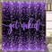 Boziqr Fabric Purple Shower Curtain, Get Naked Shower Curtains for Bathroom, Funny Cute Art Fonts Words Bath Curtains Women Girls Bathroom Decor, No Shimmery 70 X 70 Inches