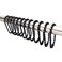 Shower Curtain Hooks Rings, Shower Hooks for Bathroom Shower Rods Curtains, Set of 12 Hooks, spa-Quality Look-Black