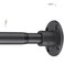 Heavy Duty Shower Rod - Industrial Shower Curtain Rod Wall Mounted for Bathroom,Closet,Room Divider,Outdoor Patio - 28 to 76"Adjustable Shower Pole - Matte Black