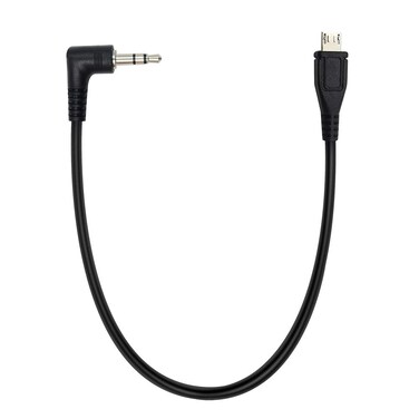 Duttek Micro USB to AUX Cable, 3 Pole 3.5mm Male to Micro USB Male AUX Audio Jack Cable 25CM/10 Inch