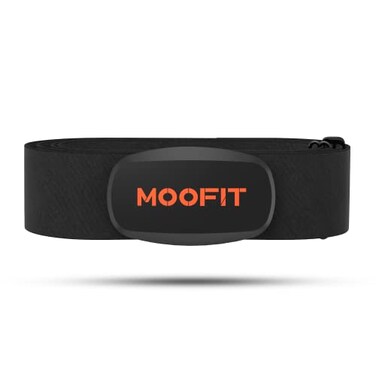 moofit Heart Rate Monitor Chest Strap Bluetooth/ANT+ Waterproof HR Monitor Chest Strap Heart Rate Monitor Compatible with Peloton, Rouvy, TRX, Elite HRV, Peloton, Strava, DDP Yoga