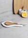 NikkisPride Marble Handmade Spoon Rest Kitchen Tool Serving Spoon Holder 10 Inch White