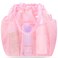 famichan Mesh Shower Caddy Portable with Drawstring, Dorm Room Essentials for College Students Girls, Large Shower Bag for Camping,Swimming,Gym,Travel,Bathroom - Pink