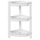 ELYKEN 3 Tier Shower Caddy Organizer Shelf Corner, 14.4 x 11.2 x 22.4 Inches, Rustproof, Plastic Shower Rack Stands for Inside Bathroom, Bathtub, Shower pan, White