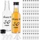 Bokon 50 Pcs Cheers to 50 Years Mini Liquor Bottles 1.7 oz Mini Wine Bottles for Guests Women Men 50th Birthday Anniversary Wedding Celebration Party Favors