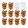 CHLJAR 2oz Heavy Base Shot Glasses Sets,12pcs Cute Heart Shaped Clear Tequila Shots,Mini Square Shot Glass, Espresso Shot Glass,Gift for lover boyfriend girlfriend