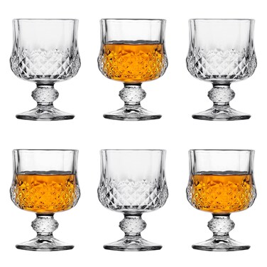 Sdatook 1.75oz Shot Glasses Set of 6/Cordial Glasses/Sherry Glasses/Super Cute Shot Glasses/Classical Style/Lead-free