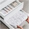 ALIUNI Drawer and Shelf Liner, Non-Slip Kitchen Cabinet Liners Non-Adhesive Thick Strong Grip Waterproof Washable Mats Protect Dresser Shelves Cupboard Bathroom Cabinets, White Marble, 12 in X 10 FT