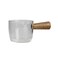 FENINCAFE Thickened Glass with Wooden Handle Espresso Cup Mini Milk Cup Espresso Cup (100ML)