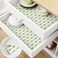 Sevalo Drawer Shelf Liners for Kitchen Cabinets Non Adhesive, 12in &Atilde;&mdash;23.6FT Cabinet Liners for Shelves Non Slip Drawer Liner, Shelf Paper Cupboard Mat Liner Bathroom Waterproof Strong Grip Green Heart