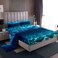 Under Sea Fitted Sheet Set Full Size 4 Pcs,Diving Adventure Sports Themed Cobblestone Sand Blue Ocean,Bedding Sets (1 Fitted,1 Flat,2 Pillowcases) Luxury Deep Pocket Bed Sheets