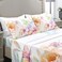 YIYEA Twin Sheets Set, Luxury 1800TC Hotel Quality Double Brushed Microfiber Floral Bed Sheets for Twin Size Bed, Extra Soft, Deep Pocket, Shrinkage and Fade Resistant, 3PC (Twin)