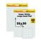 Post-it Super Sticky Easel Pad, 25 x 30 Inches, 30 Sheets/Pad, 2 Pads (560), Large White Grid Premium Self Stick Flip Chart Paper, Super Sticking Power