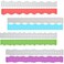 4 Pieces 8.4 Inches Metal Irregular Edges Ruler Deckle Edges Ruler Measuring Embossing Cutting Dies Paper Tearing Ruler for Card Making Scrapbooking Craft Decor Office DIY Tools