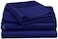 Hotel Quality 4-Piece Sheet Set with 9'' Deep Pocket Solid Pattern, Soft 800 Thread Count Egyptian Cotton (Queen, Navy Blue)