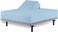 Top Split King Sheets Sets for Adjustable Bed-Sheets for Sleep Number Beds, Split Top King-King 34" Top Split King Sheets -4 Pcs Set Split Top King Sheets 100% Giza Cotton (Light Blue)