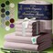 DECOLURE 100% Organic Viscose Derived from Bamboo Sheets Full Size 6pcs - Ultra Soft &amp; Luxuriously Cooling, 17" Deep Pocket, Double Stitching, Perfect for Hot Sleepers - Full Bed Sheets (Light Pink)