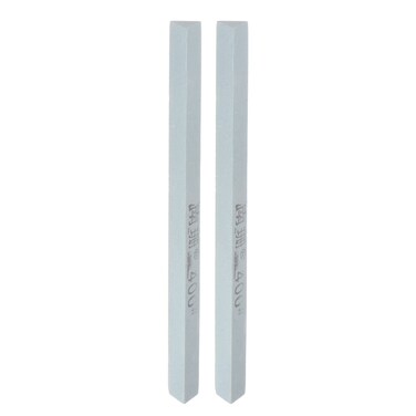 HARFINGTON 2pcs Sharpening Stones 400 Grit Triangle Green Silicon Carbide Knife Whetstone