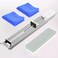 Antiskid Sharpening Stone Holder,Stainless Adjustable Whetstone Holder with 400/1000 Grit Sharpener Stone,Sink Bridge Whetstone Sharpening Kit,Fit for Any Sink and Whetstone and Clean Up Easy