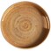 Round Rattan Tray, Hand Woven Serving Tray with Handles, Wicker Serving Basket, Decorative Tray for Home Decor (Natural, Large)