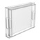 HLF-ho Serving Tray 16"x12" Acrylic Serving Trays with Handle Clear Decorative Serving Platter for Appetizer, Food, Breakfast in Kitchen, Coffee Table, Bed, Living Room, 2 Pack