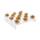 Restaurantware Clear Tek 11.8 x 11.8 x 2 Inch Stand For Clear Plastic Bowls 1 Square Stand For Plastic Cups - Cups Sold Separately For Special Events Clear Acrylic Stand For Plastic Salad Bowls