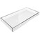 HLF-ho Serving Tray 10"x5" Acrylic Serving Trays Clear Decorative Serving Platter for Appetizer, Food, Breakfast in Kitchen, Coffee Table, Bed, Living Room, 2 Pack
