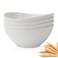 Homienly 9.6 inch Serving Bowls, Large Serving Dishes for Wedding Parties, 60 Oz for Salad, Side Dishes, Pasta, Oval Shape, Microwave &amp; Dishwasher Safe, Set of 4, White