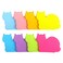 Cute Cat Sticky Notes 8 Color Bright Colorful Sticky Pad 75 Sheets/Pad Self-Sticky Note Pads (8 Color)