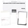 Faux Marble and Blush Sticky Note Ensemble Set/Modern and Chic Repositionable Notepad Desk Set / 5 Different Designs