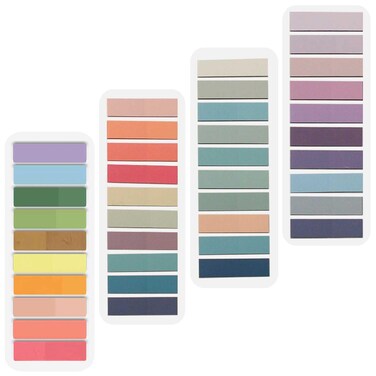 ELII 800pcs Books Tabs for Annotating,Sticky Tabs Clear Sticky Notes,Page Markers for Notebooks, Multi-Colored Writable and Repositionable Book Flags