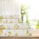 La Sheer 100% Cotton Percale Sheets for King Size Bed - 14 Inches Deep Pocket Perfect Fitting - Crispy Cool &amp; Comfortable - Yellow Floral (4 Piece Bed Sheets)