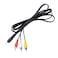 Connector and Terminal 2.5mm Mini Stereo Aux Jack Male to 3 RCA Audio AV Video Equipment   in-Out Cable Plug Component Adapter (1.5m/5ft)