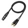 QIANRENON XLR Female to Dual RCA Male Stereo Splitter Cable 3-Pin XLR to 2 RCA Mono Y Splitter Conversion Extension Audio Cable,for Mixer Amplifier KTV Equipment Audio,1m/3.2ft