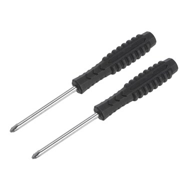 uxcell Mini Phillips Screwdriver, 3.0mm Cross Head with Non-Slip Handle for Small Appliances, 2 Pcs