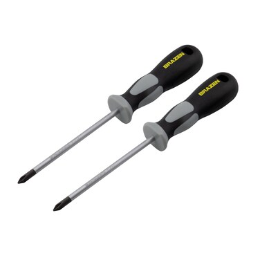 BRAZEN Phillips PH#1 Screwdriver Two Pack