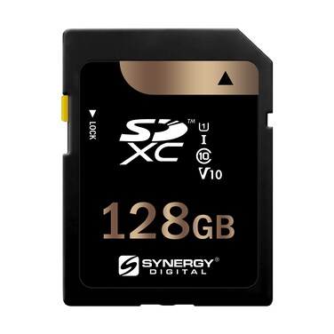 Synergy Digital Camera Memory Card, Compatible with Panasonic Lumix DMC-FZ300 Digital Camera, 128GB Secure Digital (SDXC) Class 10 Extreme Capacity Memory Card