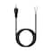 Fancasee 6 ft Speaker Wire RCA Male Plug Jack Connector Adapter to Bare Wire Open End Pigtail Audio Video RCA Cable for Amplifier Receiver Speakers