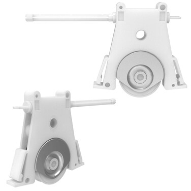 Lower Sliding Screen Door Rollers Replacement Kit Fit Andersen Part #1997310 (1991 to Present) with Adjustable Vertical Height and Durable Sliding Wheels, Sliding Screen Door Rollers - 2 Pack