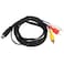 Sanpyl Mini DIN 9 Pin to Audio Video Composite Cable, Mini 9 Pin DIN Male to 3 Male Composite Video Extender Cord Adapter, Plated, for TV AV Receiver Monitor, 5.9ft