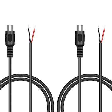 Bolvek 2 Pack 3ft RCA Female to Speaker Wire, RCA Female Plug Adapter Connector to Bare Wire Open End Audio Cable for Amplifier Audio Video Receiver Speakers