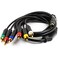 jujinglobal 6FT RGBS AV Cable RGB Sync Audio Video RCA Cord for Sega Saturn SS (10pins Plug)