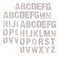 PRATIQUE Glitter Rhinestone Alphabet Letter Stickers, 78 Pcs Letters Self-Adhesive Stickers for DIY Art and Craft (AB color)