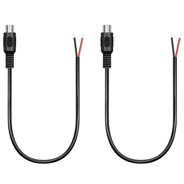 Bolvek 2 Pack RCA Female to Speaker Wire, RCA Female Plug Adapter Connector to Bare Wire Open End Audio Cable for Amplifier Audio Video Receiver Speakers