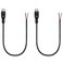 Bolvek 2 Pack RCA Female to Speaker Wire, RCA Female Plug Adapter Connector to Bare Wire Open End Audio Cable for Amplifier Audio Video Receiver Speakers