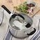 Rorence 3.7 Quart Saucepan with Glass Lid: Stainless Steel Sauce Pan with Two Sides Pour Spout &amp; Riveted Silicone Handles &amp; Build-in Strainer Tempered Glass Cover &acirc;&euro;&brvbar;